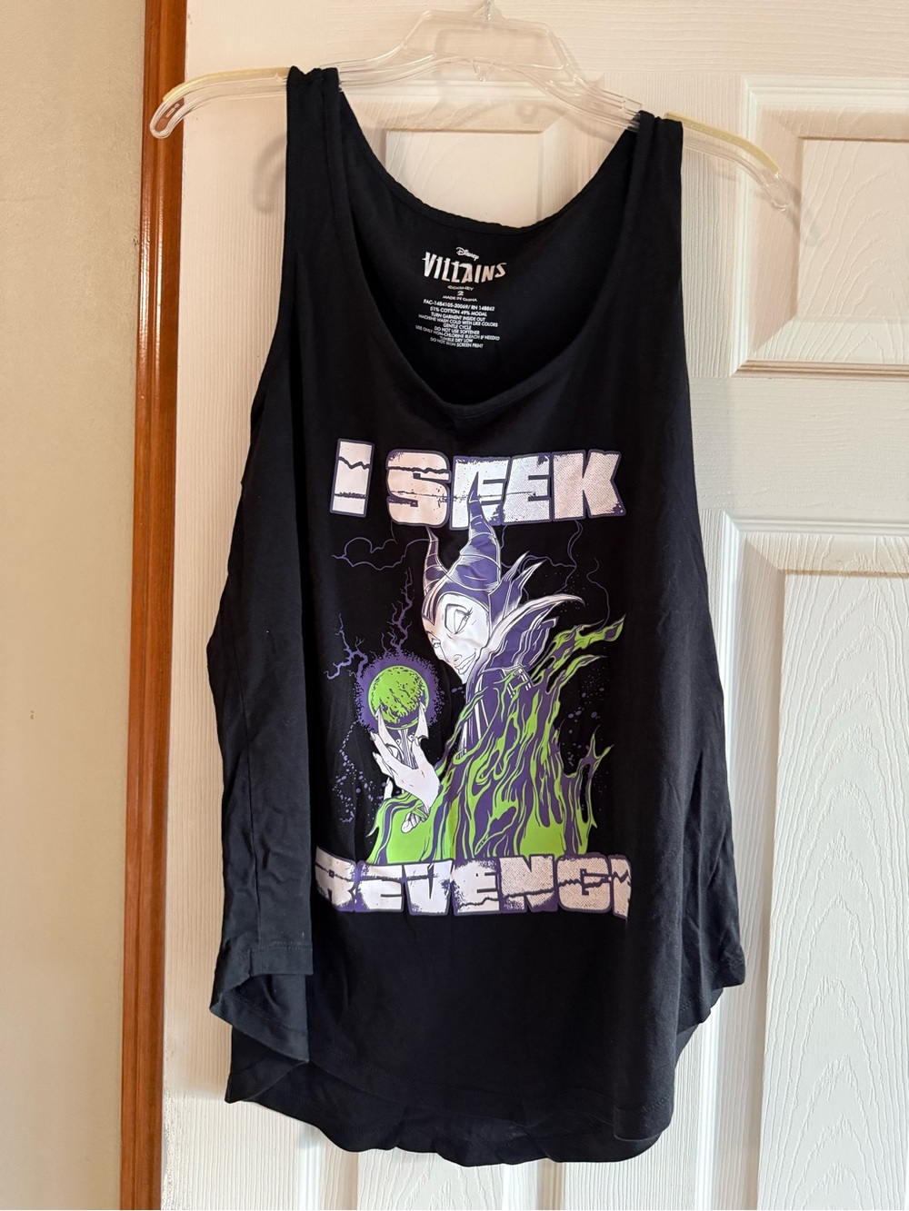 Black Maleficent Graphic women’s Tank Top